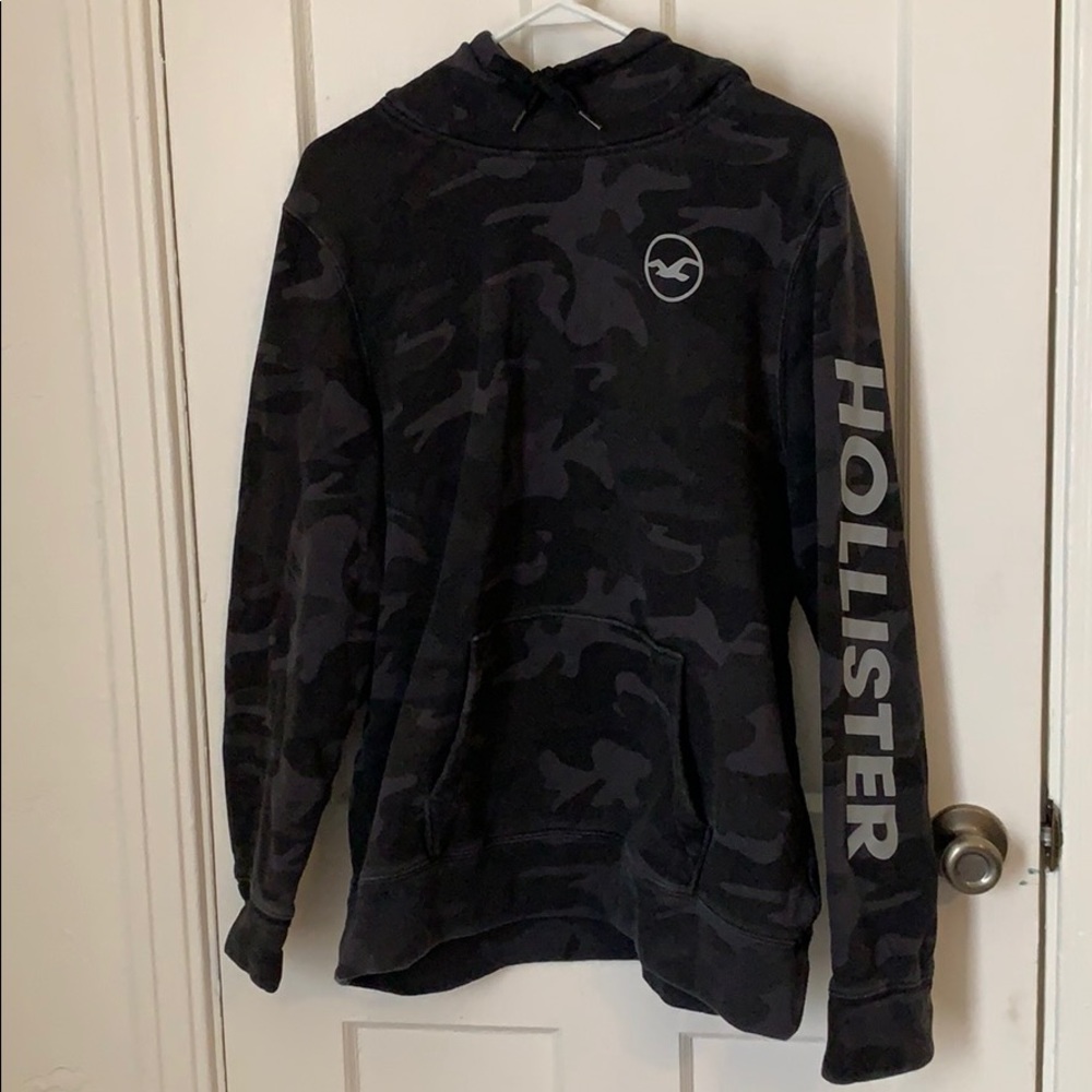 Camo hollister hoodie